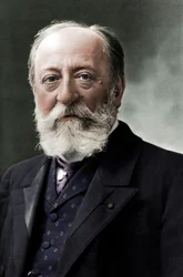 カミーユ・サン＝サーンス、1835-1921年、フランスのロマン主義時代の作曲家、オルガニスト、指揮者、ピアニスト