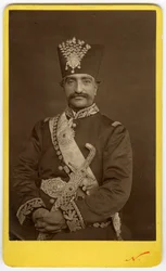 イランのシャーの有名人の写真