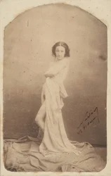 [布をまとった立位の裸婦]、1856-59年