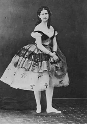 マリアスロフシコバペティパ、ロシアのバレエダンサー、c1861