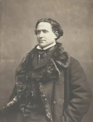 ラ・フォンテーヌの肖像、c. 1854～1860年。