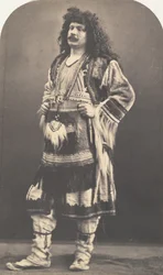 [衣装を着た自画像]、1862-64。