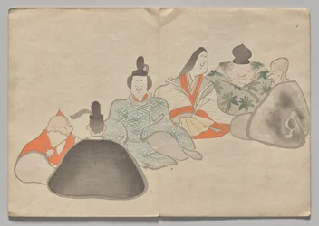 光琳絵本（下巻）の一場面