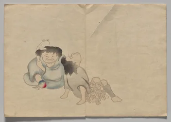 光琳絵本（下巻）の一場面