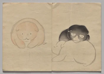 光琳絵本（下巻）の一場面
