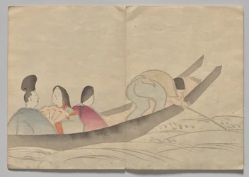 光琳絵本（下巻）の一場面