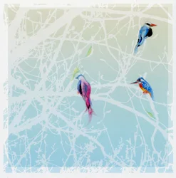 Three Little Birds、2016年（鉛筆と紙）
