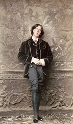オスカー・ワイルド、1880年代初頭（写真）
