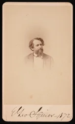 エフライム ジョージ スクワイアの肖像 1821 ～ 1888 年、1872 年。