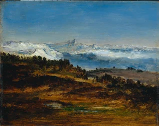 ピレネー山脈、ミディドビゴールのピーク、1871年-1872年。