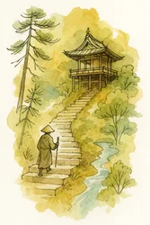 モンクの寺院巡り