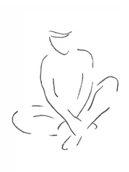 座っての瞑想