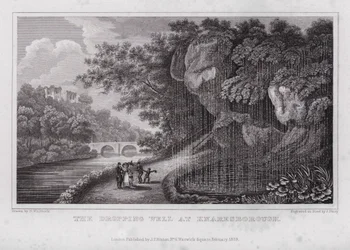 KnaresboroughのDropping Well (Engraving)