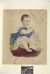 リトルエンペラー（手描きのリトグラフ）