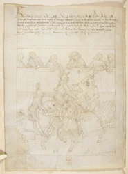 コットンジュリアスE. IV、アート。 6、「Beauchamp Pageants」、c.1483（Vellumのインク）