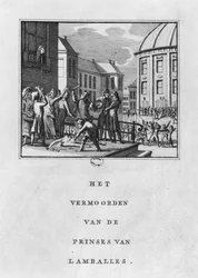 ランバル公妃マリー・テレーズ・ルイーズ・ド・サヴォワ＝カリニャンの切断、1792年9月3日