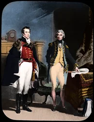 陸軍と海軍、ウェリントンとネルソン、c1805。