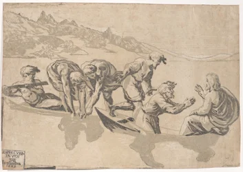 The Miraculous Draft of Fishes, 1540-1550 再発行 1609., 1540-1550 再発行 1609.