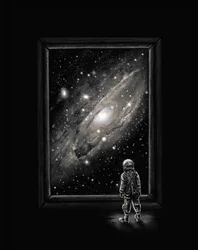 宇宙飛行士の宇宙への眼差し