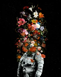 花咲く宇宙飛行士