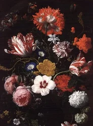 花のある静物画