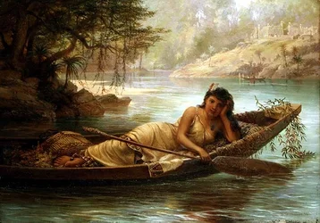 南洋の若き美女