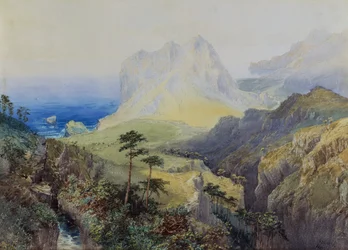 海岸のシーン