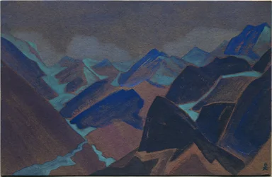 ラフルの氷河、1936