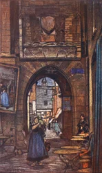 王の門（カラーリトグラフ）