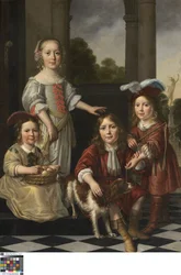 4人の子どもの肖像