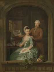 Robert Muys と彼の妻 Maria Nozeman の肖像 Robert Muys と彼の妻 Maria Nozeman の肖像