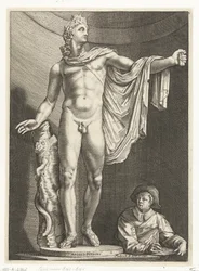 アポロ・ベルヴェデーレ Apollo Pythivs (オブジェクトのタイトル) ゴルツィウス後のローマの 3 つのアンティーク像 (シリーズ タイトル)