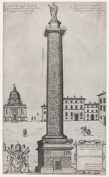 Speculum Romanae Magnificentiae:トラヤヌスの列柱、1589年、1589年。