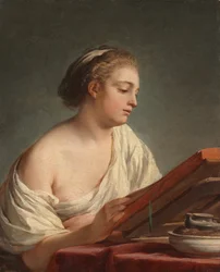 女性の読書、1769