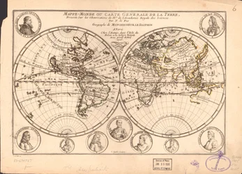 世界地図または地球全体地図 LOC 83694567