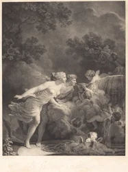 ラ・フォンテーヌ・ダムール愛の泉、1785年。