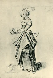 若い女性、16世紀初頭、1943年。