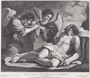 死んだキリストを悼む天使たち, ca. 1690-1720年、約。 1690-1720。