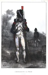 ナポレオン戦争、フランス軍、正装した足元の皇帝衛兵、1845年