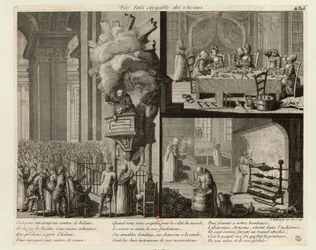 僧侶たちの非常に信じられない生活、c。 1789年。