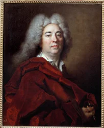 自画像。ニコラ・ド・ラルジリエール（1656-1746）の絵画