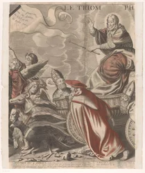 旧約聖書と新約聖書の人物によるキリストの凱旋行列 (第 5 部) Le triomphe de Jesus Christ (オブジェクトのタイトル)