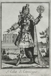幻想的な衣装：占星術師の衣装、c。 1690。