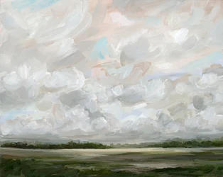 穏やかな雲の風景