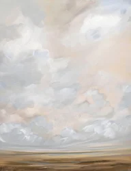柔らかな空の風景