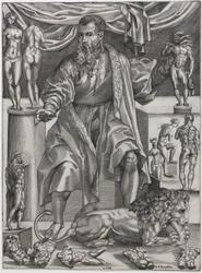 ライオンとバッチョ バンディネッリの肖像