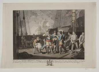 1644年、フェーマルン海戦でのクリスチャン4世
