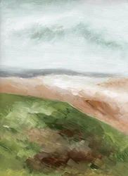 「沿岸の風景」の抽象画