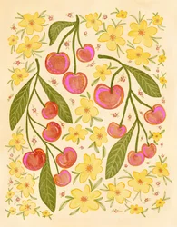 甘い桜の花