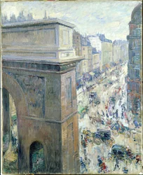 Porte Saint-Martin、c。 1902年。